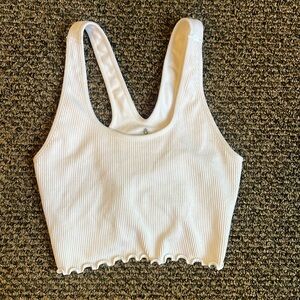 Spiritual gangsta white bra tank top size M/L worn once